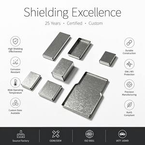 OEM High Precision Tinplated Steel Metal SMT RF EMI Shield