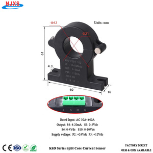 NJXSE K6D Split Core Current Sensor DC Hall Sensor