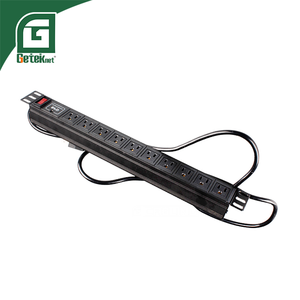 GETEKnet OEM ODM 1U Data Center 19 Inch Rack Mount American Pdu Eu Schuko German France USA UK Italy C13 C19